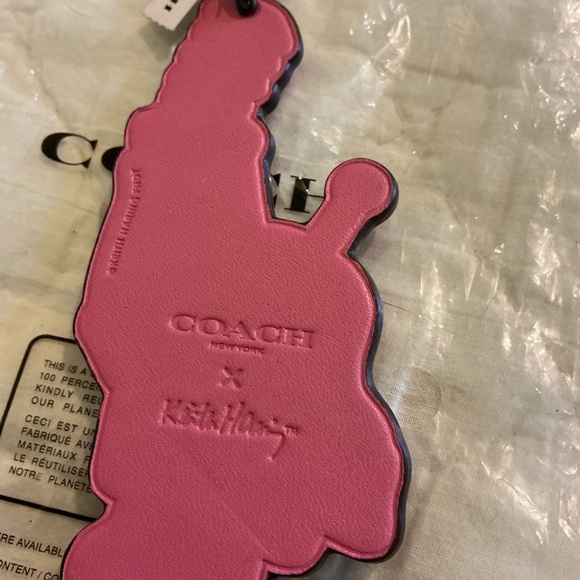 Coach X Keith Haring Robot Bag Charm Rare - Picture 3 of 14